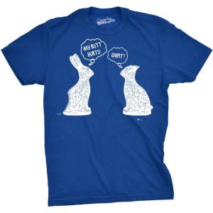 Mens My Butt Hurts T Shirt Funny Easter Egg Chocolate Bunny Sarcastic Gift Tee(Heather Royal)