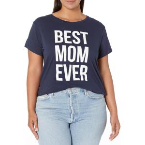 Womens Best Mom Ever T Shirt Funny Mama Gift Mothers Day Cute Life Saying Tees(Heather Navy)