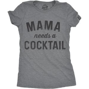 Womens Spooky and Funny Pumpkin Face Tees Halloween Jack O Lantern Tees for Womens(Dark Heather Grey – Mama Cocktail)