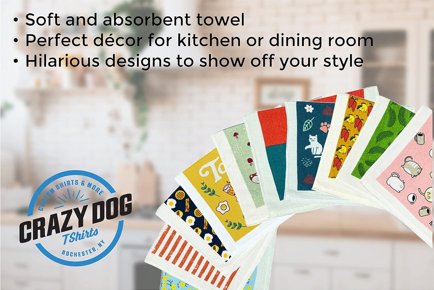 imageCrazy Dog TShirts Choose Your Weapon Funny Barbecue Cooking Utensils Tea TowelSweet as Pi