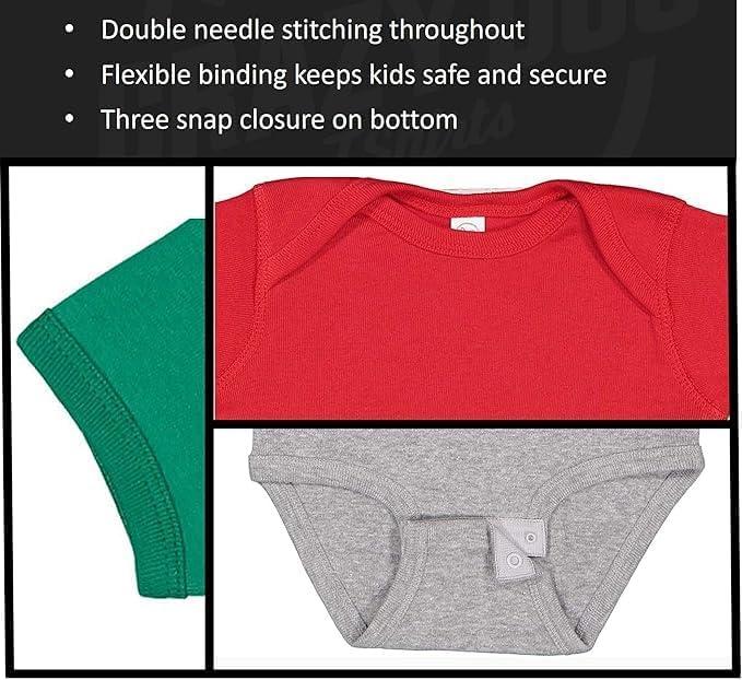imageCrazy Dog TShirts Creeper Wee Lil Hooligan T Shirt Funny Saint Patricks Day Baby Gift St Patty TeeLight Heather Grey
