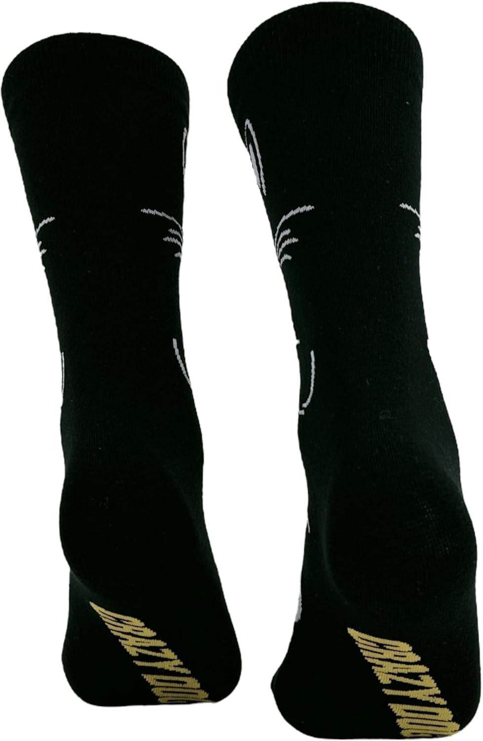 imageCrazy Dog TShirts Cute Cat Socks for Women Fun Socks with Kitties and Sarcastic HumorBlack Cat
