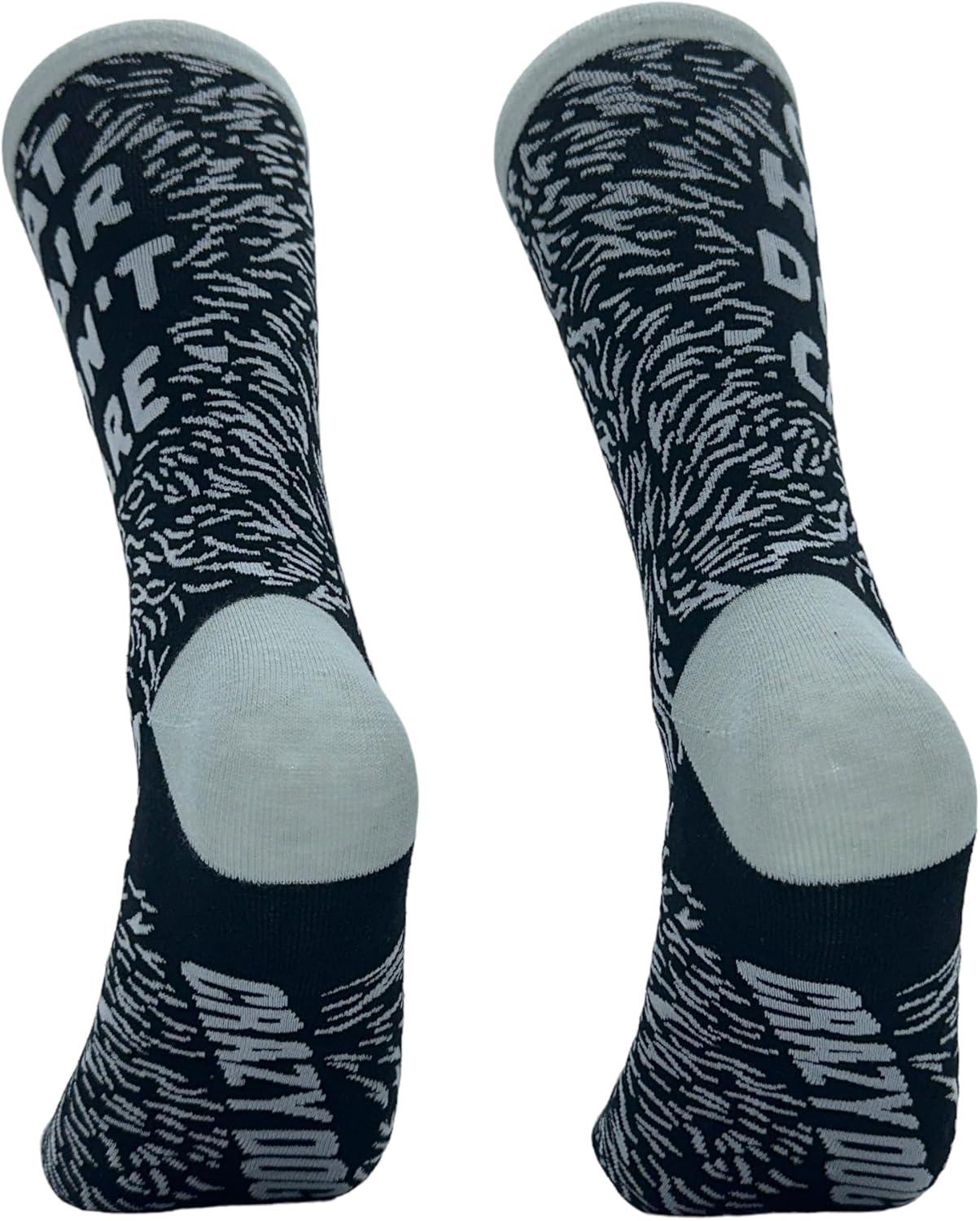 imageCrazy Dog TShirts Cute Cat Socks for Women Fun Socks with Kitties and Sarcastic HumorCat Hair