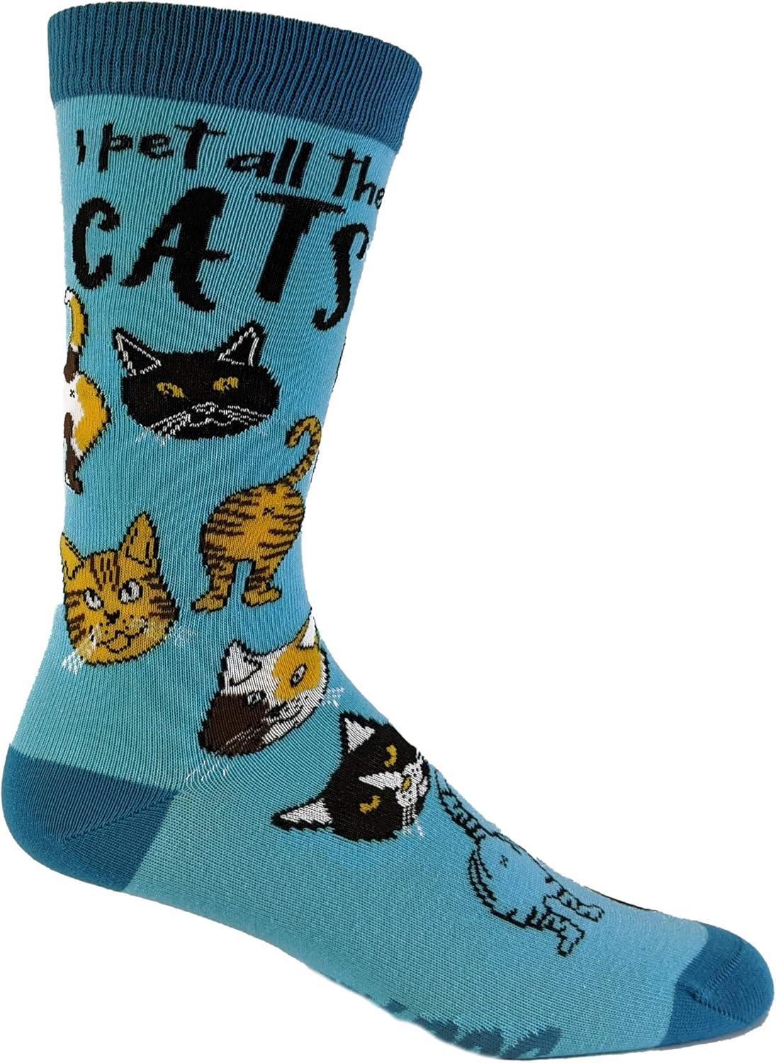 imageCrazy Dog TShirts Cute Cat Socks for Women Fun Socks with Kitties and Sarcastic HumorPet All Cats