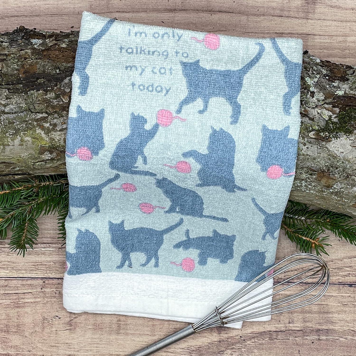 imageCrazy Dog TShirts Easily Distracted by Dogs Funny Puppy Pet Lovers Tea TowelTalking to My Cat