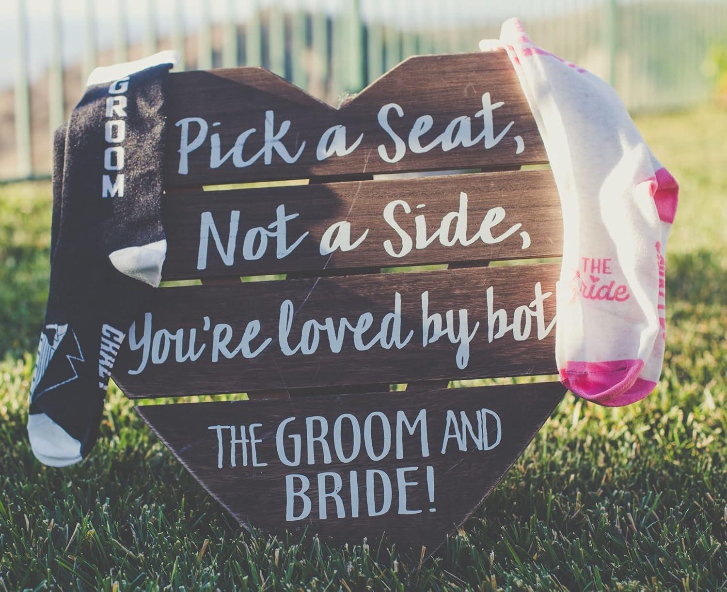 imageCrazy Dog TShirts Funny Wedding Socks for Women Gifts for Bachelorette Parties and MarriagesThe Bride