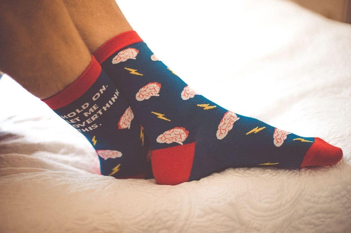 imageCrazy Dog TShirts Funny Womens Socks with Sarcastic Sayings and Cool Designs for GirlsHold on