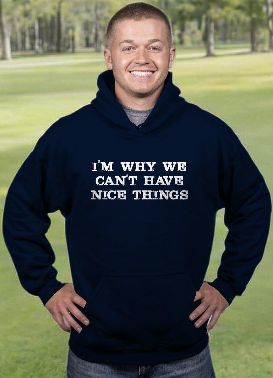 imageCrazy Dog TShirts Im Why We Cant Have Nice Things Funny Mocking Unisex Pull Over HoodieNavy