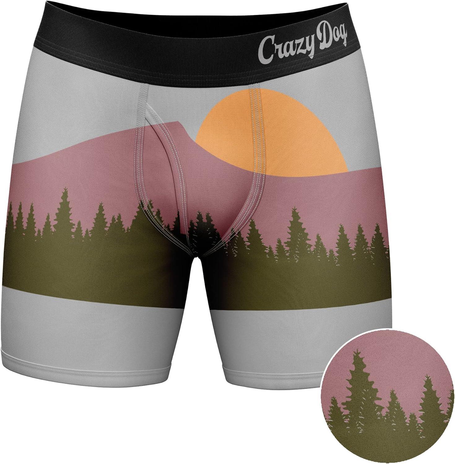 imageCrazy Dog TShirts Mens Bear Cheeks Boxer Briefs Funny Novelty Underwear Sarcasm Hilarious Saying CoolMulti