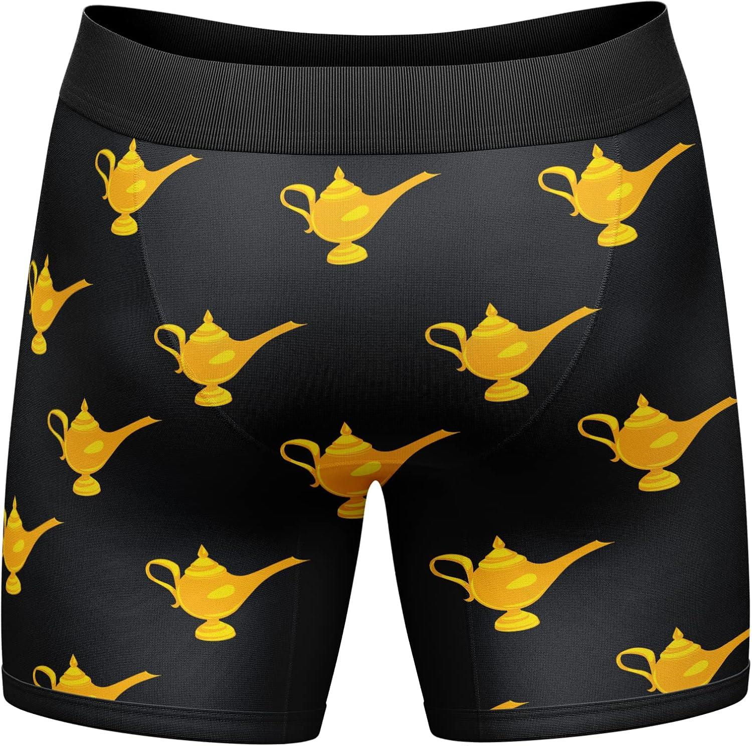 imageCrazy Dog TShirts Mens Boats and Hoes Boxer Briefs Funny Sarcastic Graphic Novelty Gift Underwear for GuysBlack