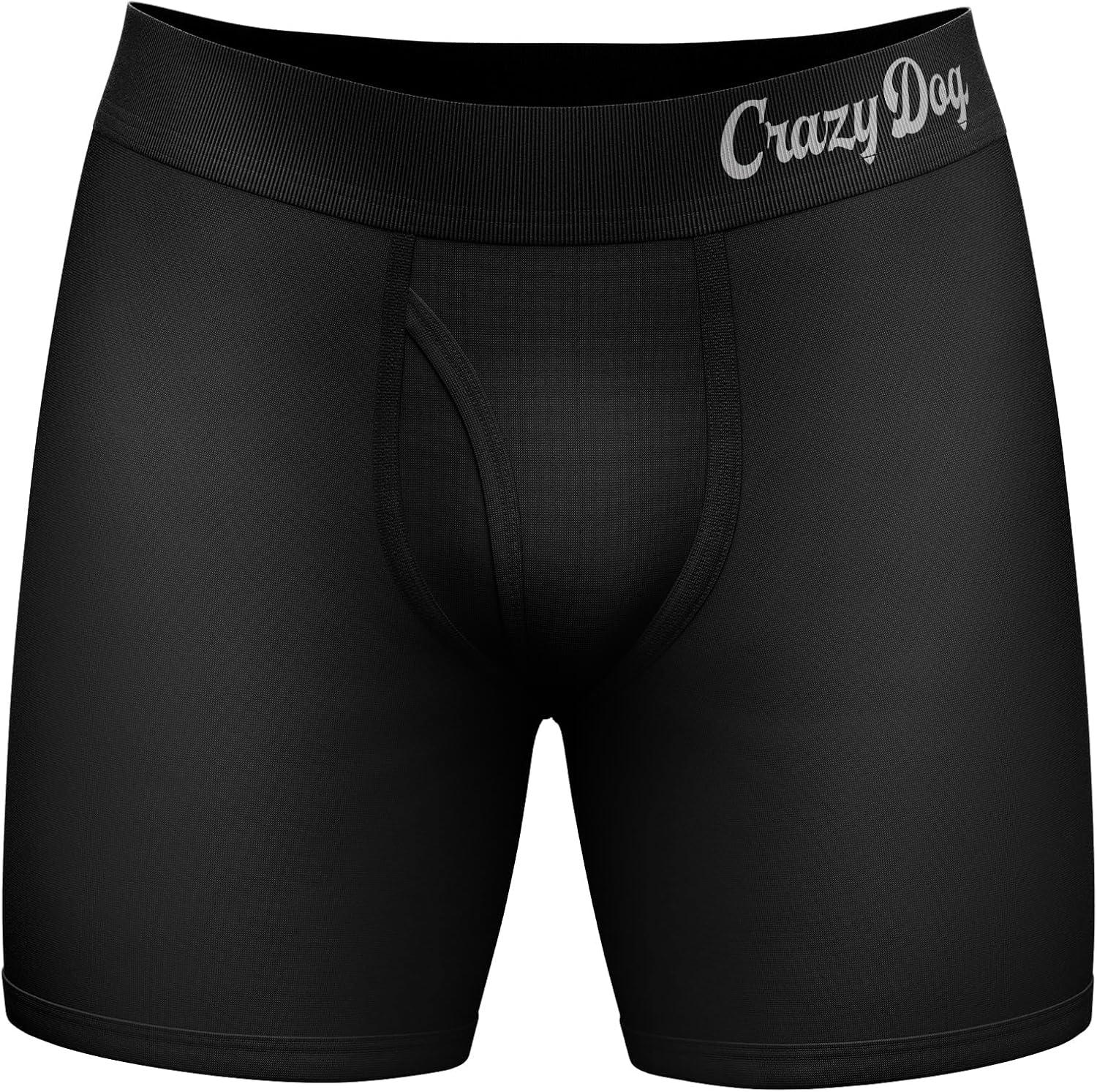 imageCrazy Dog TShirts Mens Okayest Brother Boxer Briefs Funny Sarcastic Family Graphic Novelty UnderwearBlack