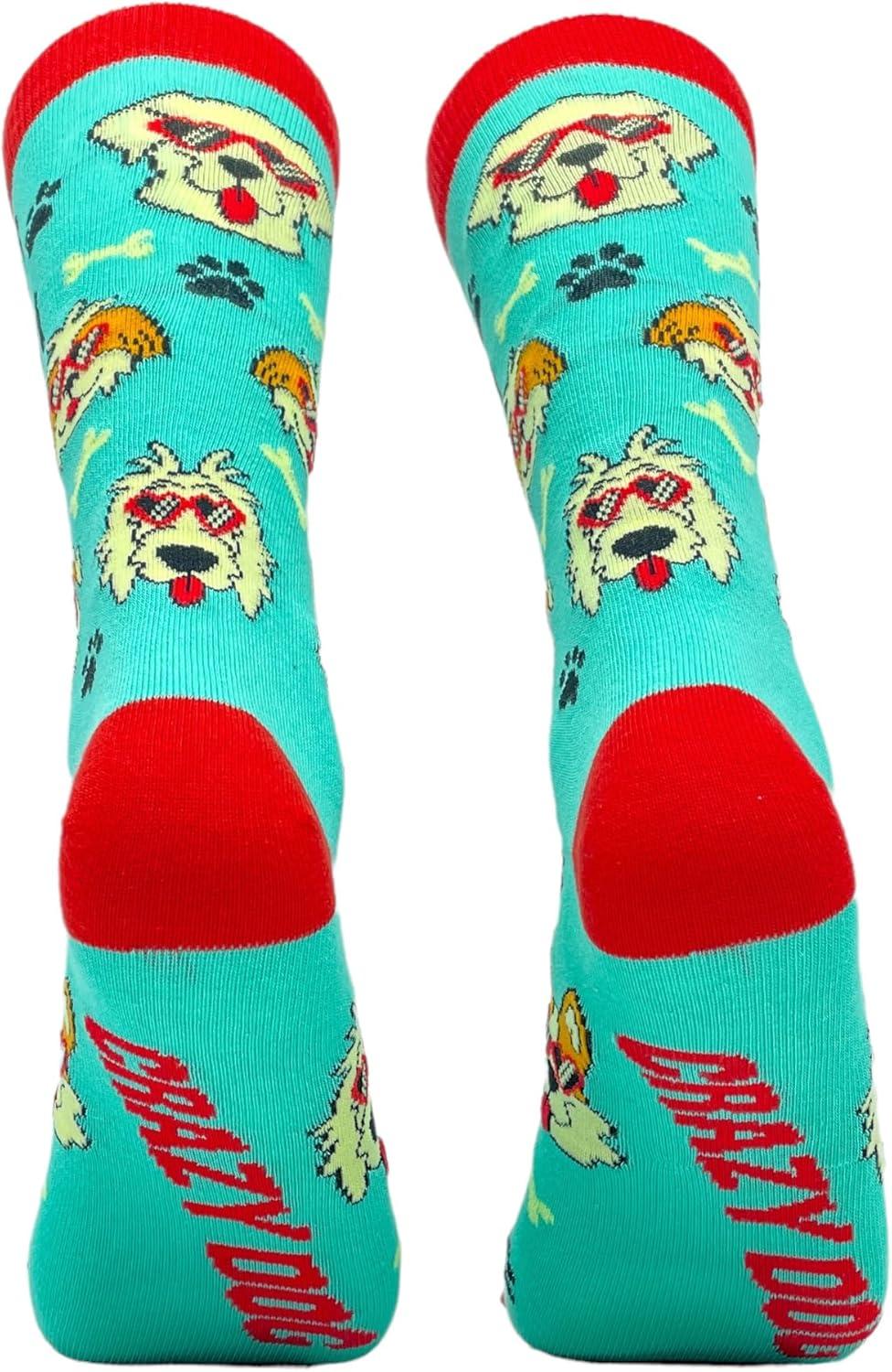 imageCrazy Dog TShirts Womens Animal Socks Cute Funny Socks with Fun Animals and Sarcastic SayingsDog Thinks