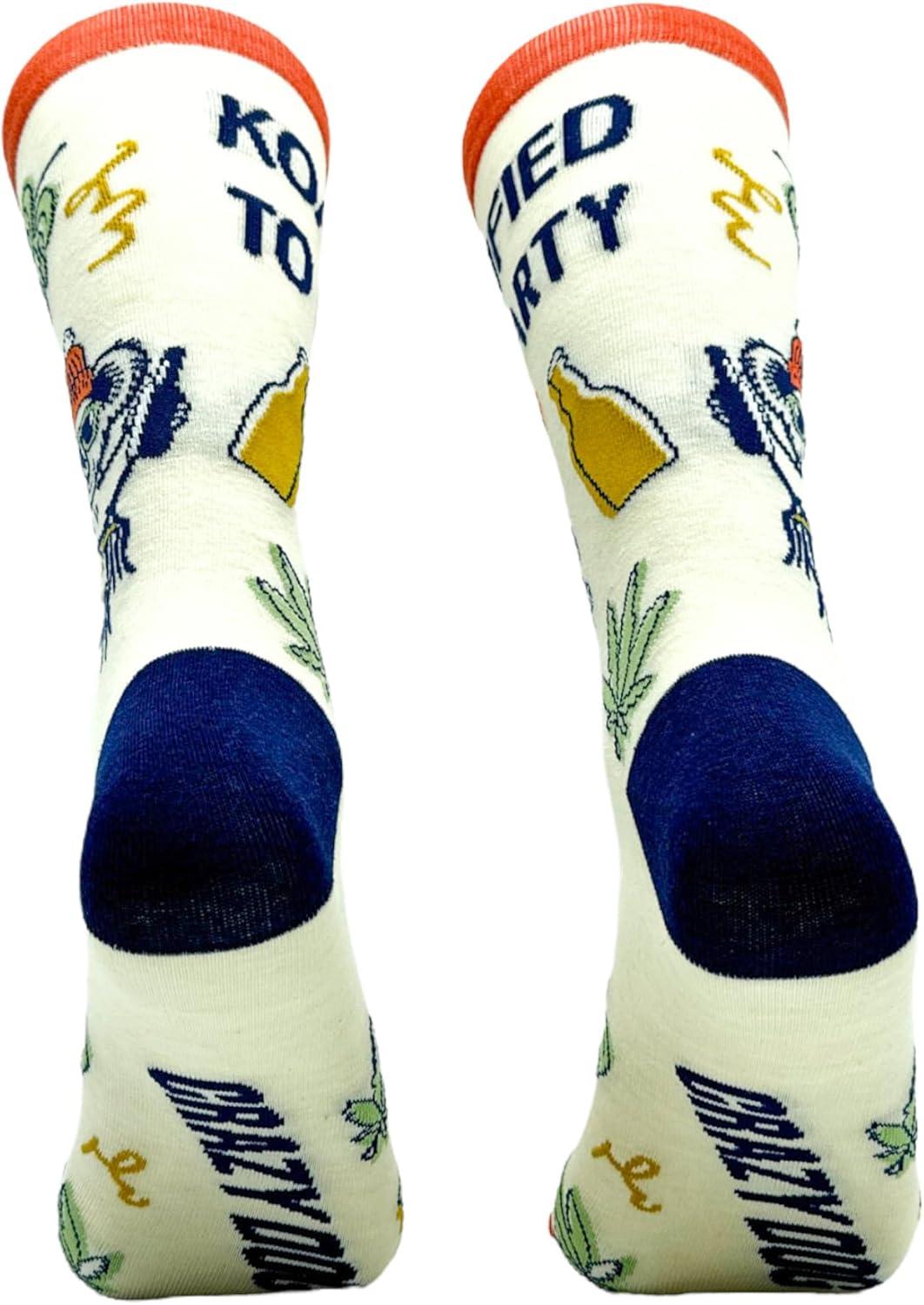 imageCrazy Dog TShirts Womens Animal Socks Cute Funny Socks with Fun Animals and Sarcastic SayingsKoalified
