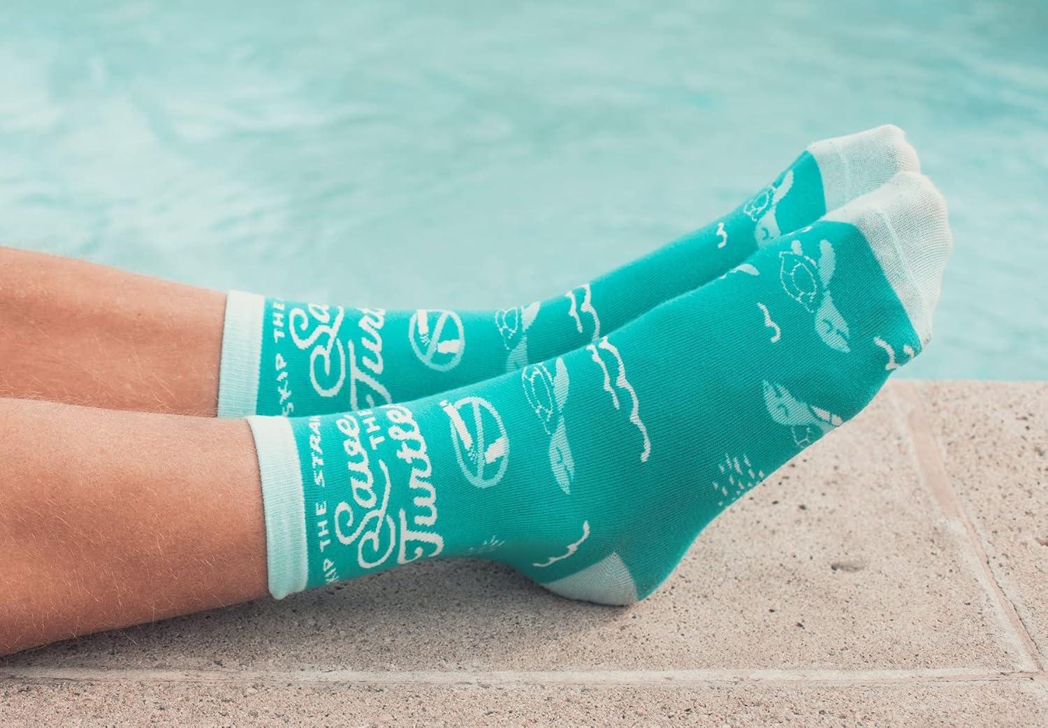 imageCrazy Dog TShirts Womens Animal Socks Cute Funny Socks with Fun Animals and Sarcastic SayingsSkip the Straw
