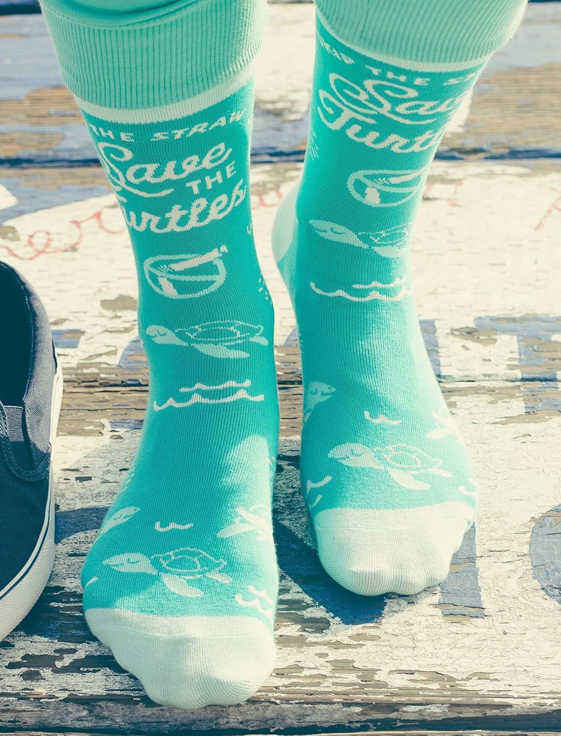 imageCrazy Dog TShirts Womens Animal Socks Cute Funny Socks with Fun Animals and Sarcastic SayingsSkip the Straw