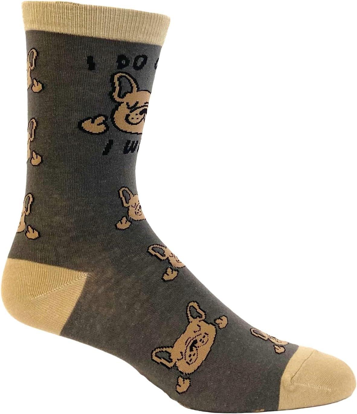 imageCrazy Dog TShirts Womens Animal Socks Cute Funny Socks with Fun Animals and Sarcastic SayingsWhat I Want Dog