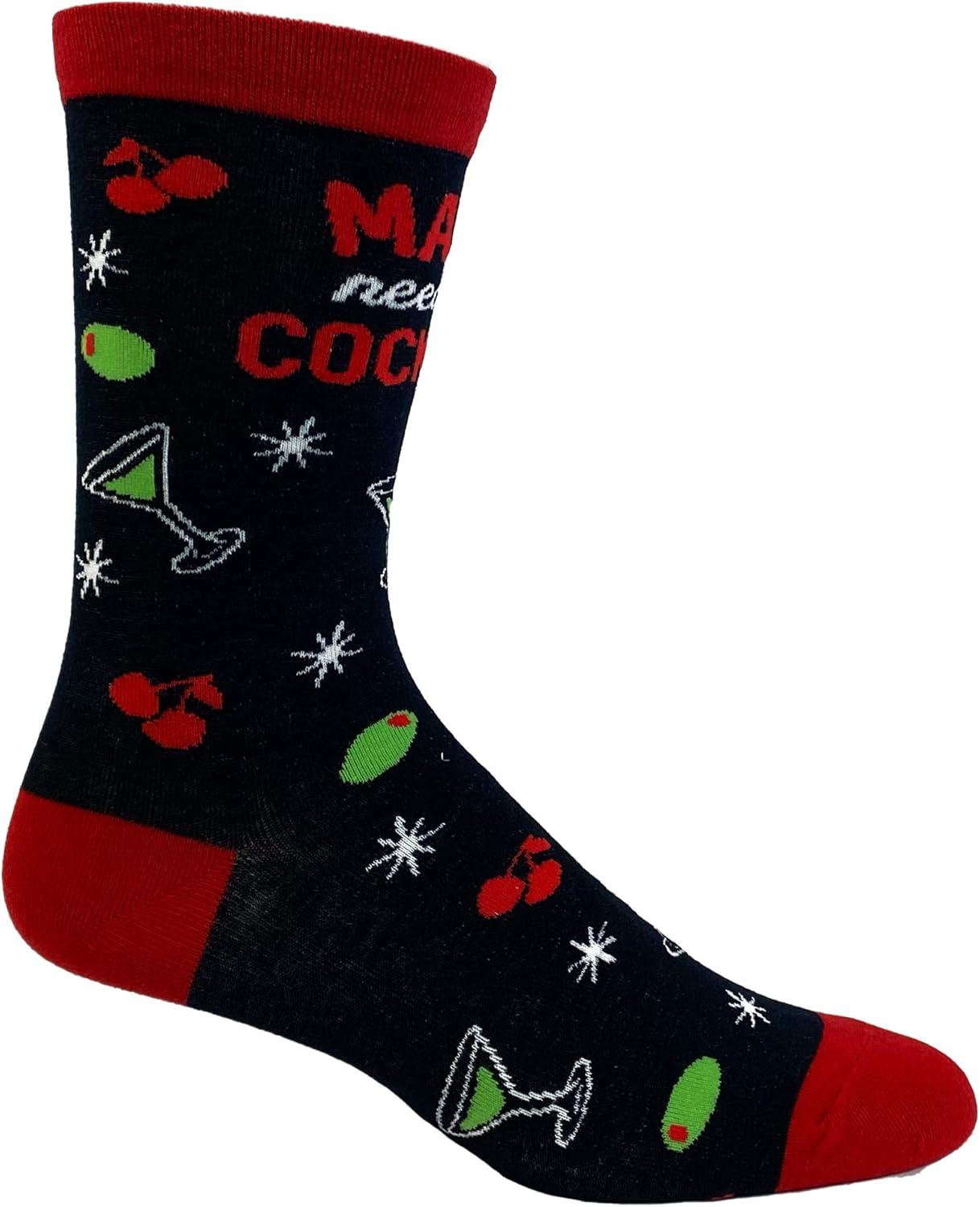 imageCrazy Dog TShirts Womens Cute Mismatched Socks With Funny Cute Graphics For LadiesMama Cocktail