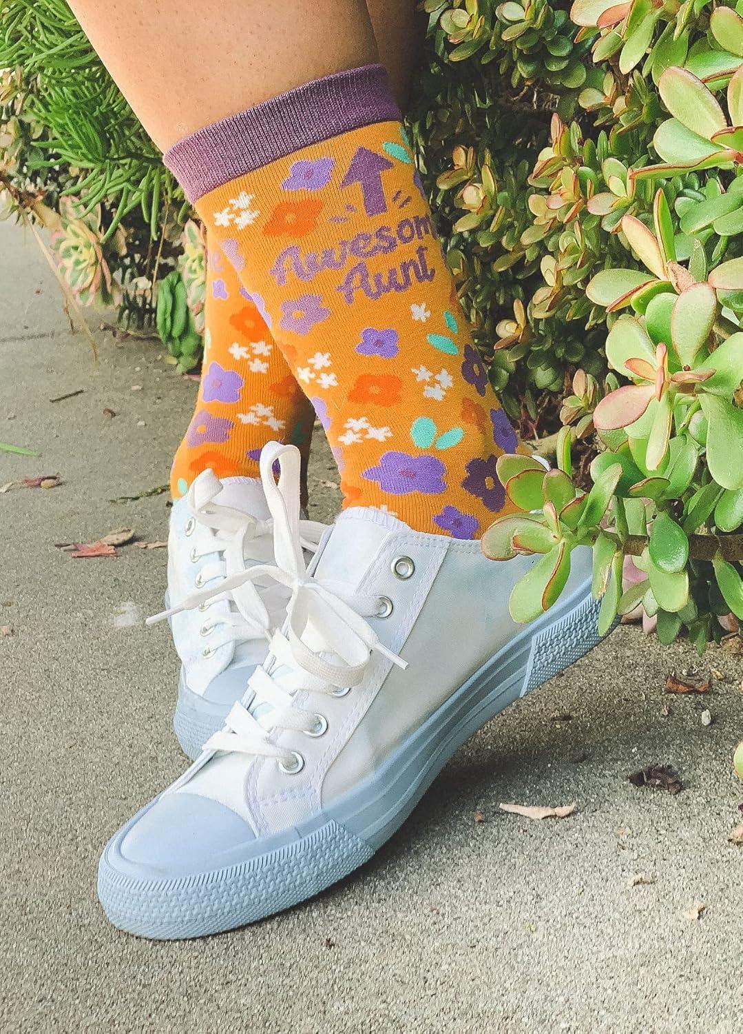imageCrazy Dog TShirts Womens Cute Mismatched Socks With Funny Cute Graphics For LadiesMulti