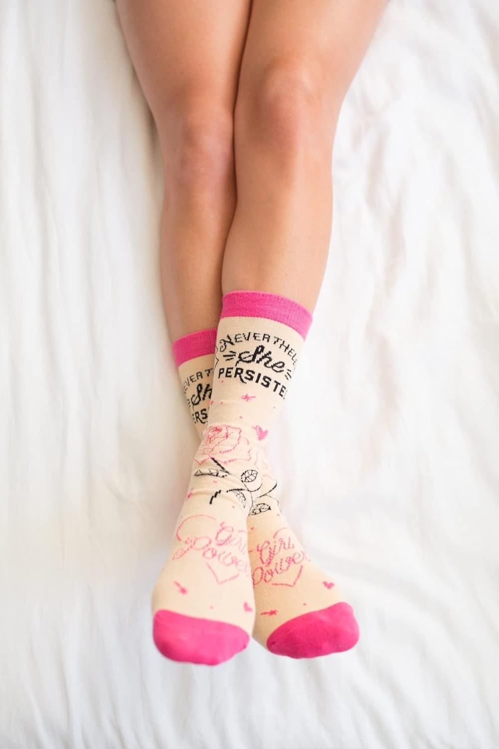 imageCrazy Dog TShirts Womens Empowering Socks Funny Footware for Girls to Make a StatementNevertheless