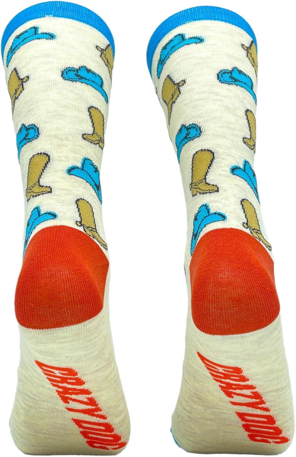 imageCrazy Dog TShirts Womens Not My First Rodeo Socks Funny Cowboy Western Sarcastic Novelty Footwear