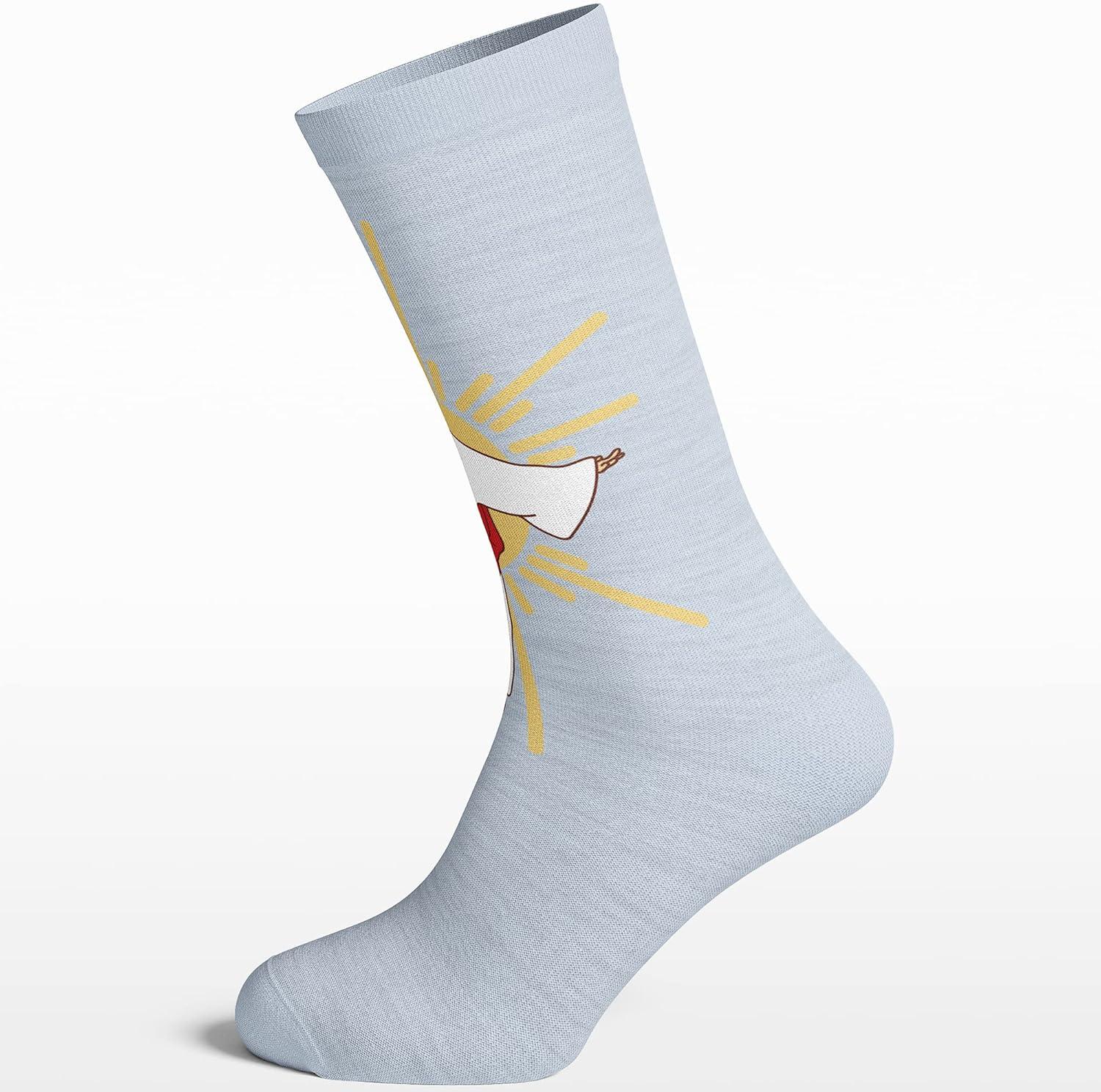 imageCrazy Dog TShirts YAll Need Jesus Socks Funny Sunday Church Religion Paster Novelty FootwearGrey
