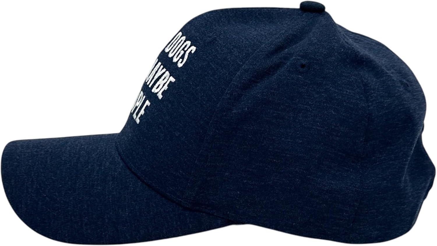 imageFunny Novelty Hats Sarcastic Graphic Caps for Men and Women with Funny SayingsNavy Dogs and 3 People