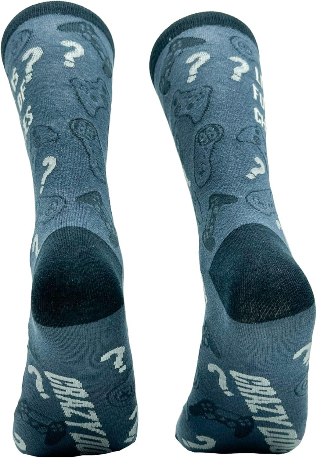 imageMens Gamer Socks Funny Footware for Video Game PlayersChoices Controllers