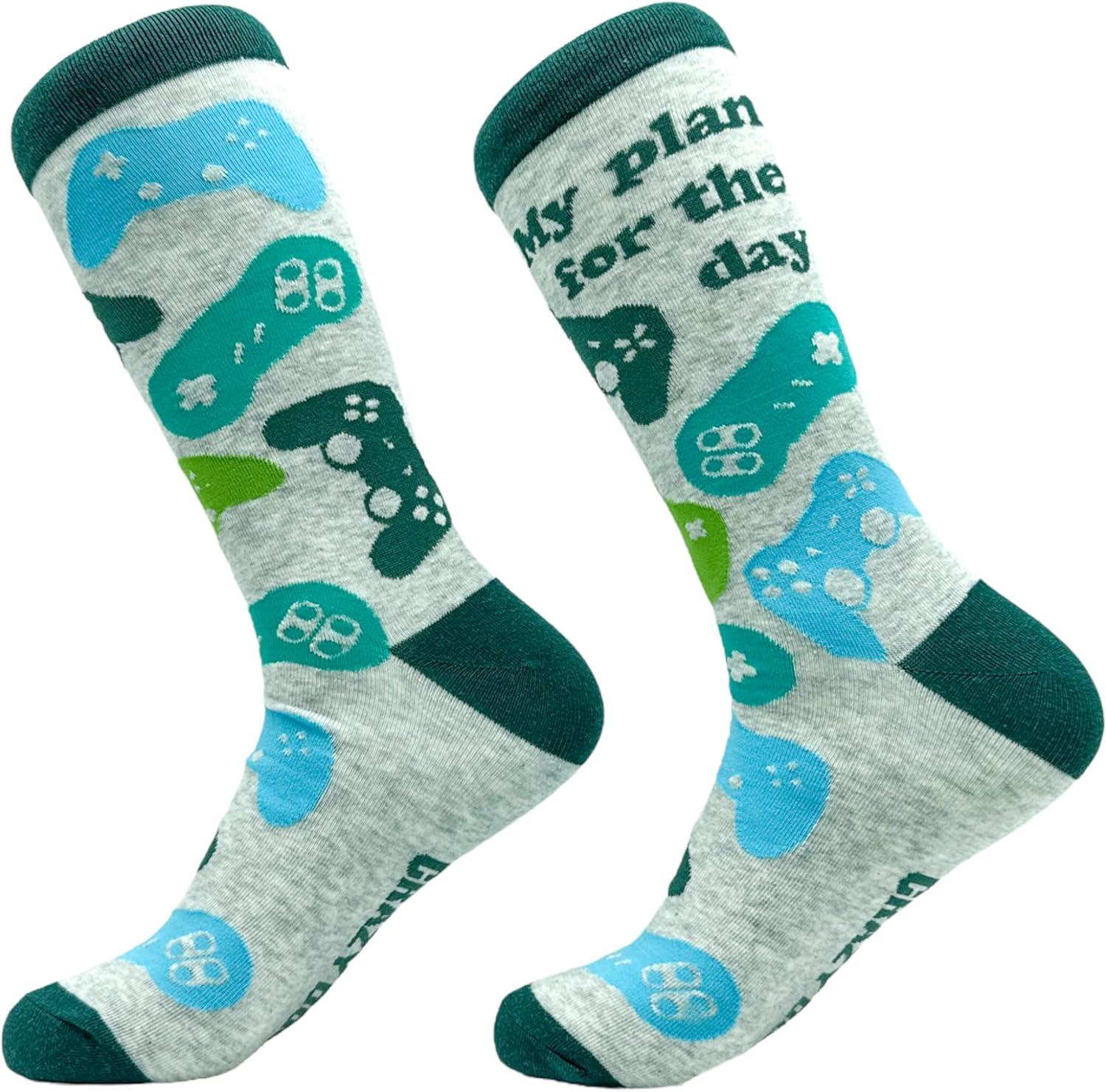 imageMens Gamer Socks Funny Footware for Video Game PlayersVideo Game 4 Pack