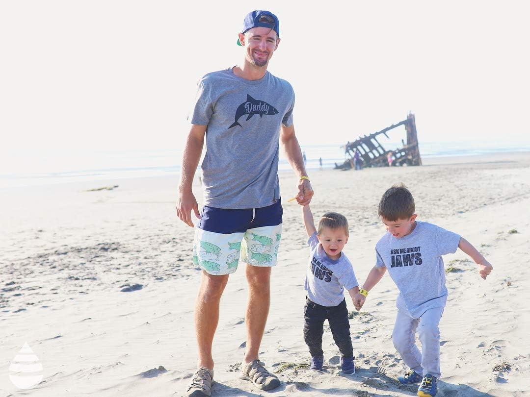 imageToddler Ask Me About Jaws T Shirt Funny Shark Movie Flip Up Tee for KidsLight Heather Grey