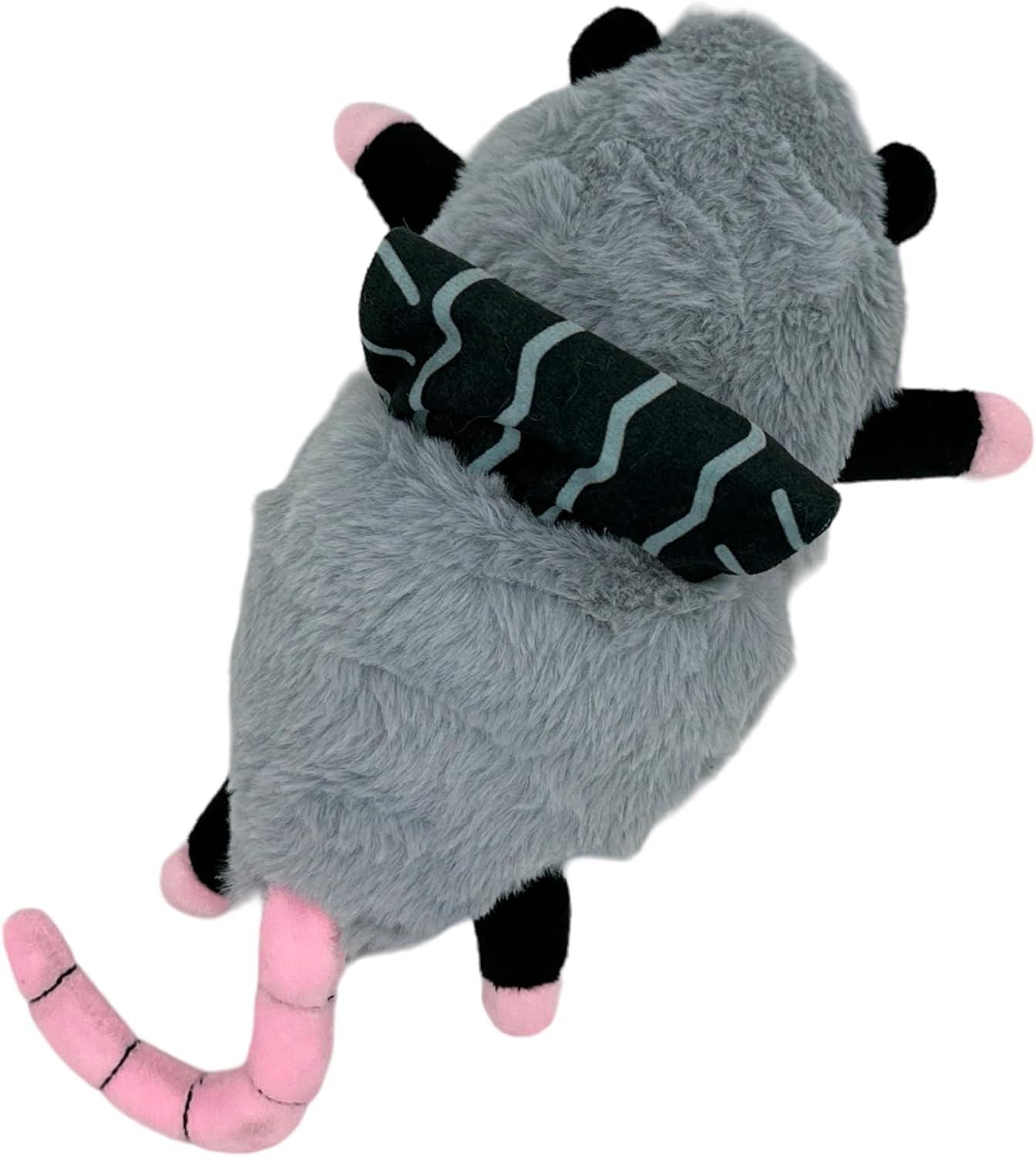 imageUFO and Aliens Dog Toy Funny Flying Saucer Stuffed Chew Toy with Hidden Treat Holes and Removable Aliens Rip and Reveal Interactive ChewOpossum