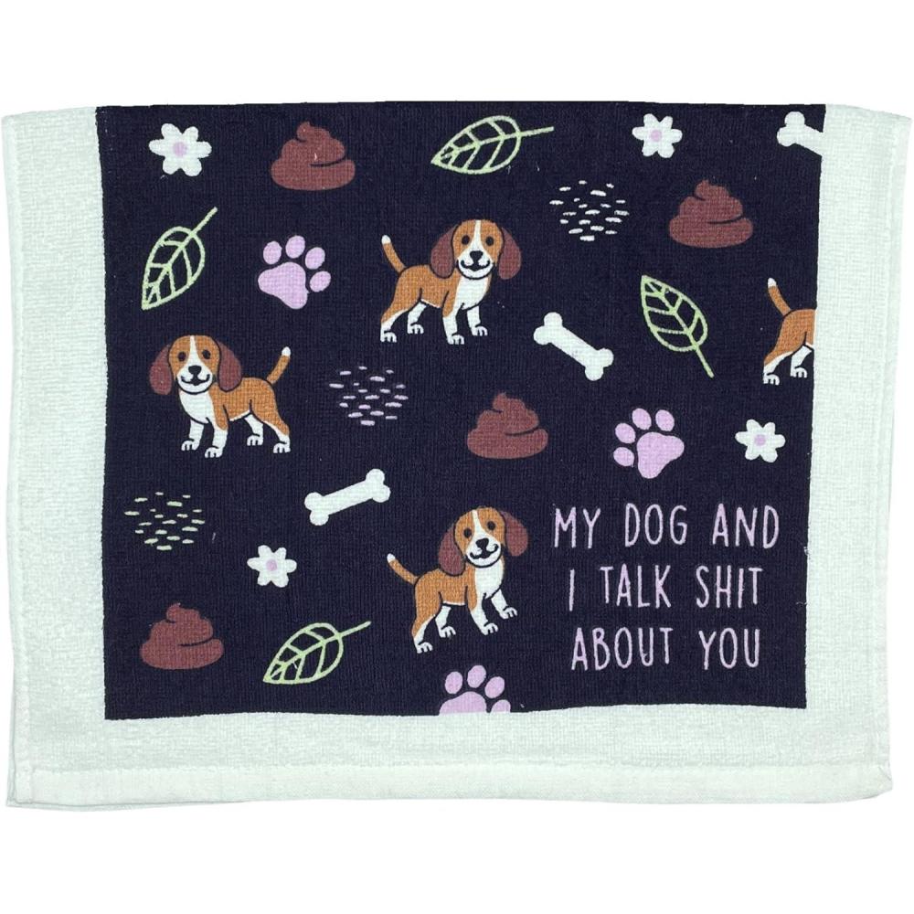 imageCrazy Dog TShirts Easily Distracted by Dogs Funny Puppy Pet Lovers Tea TowelDog Talk Shit