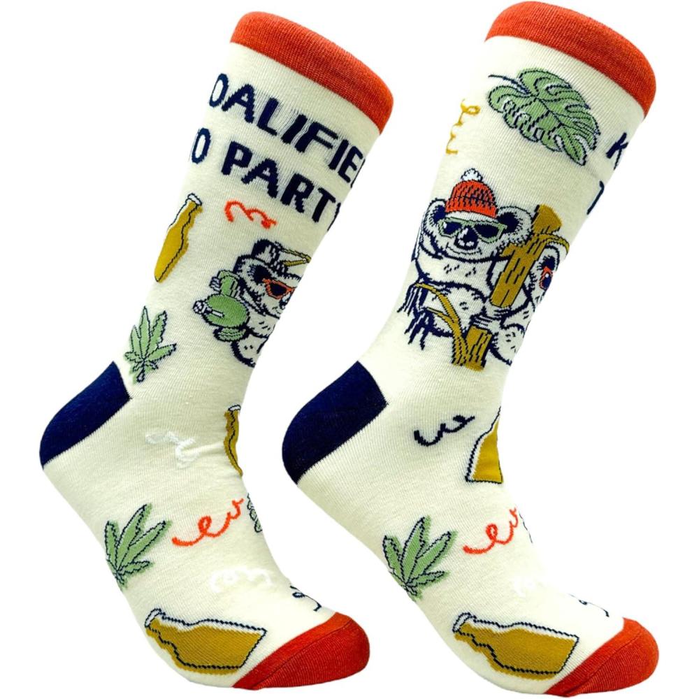 imageCrazy Dog TShirts Womens Animal Socks Cute Funny Socks with Fun Animals and Sarcastic SayingsKoalified