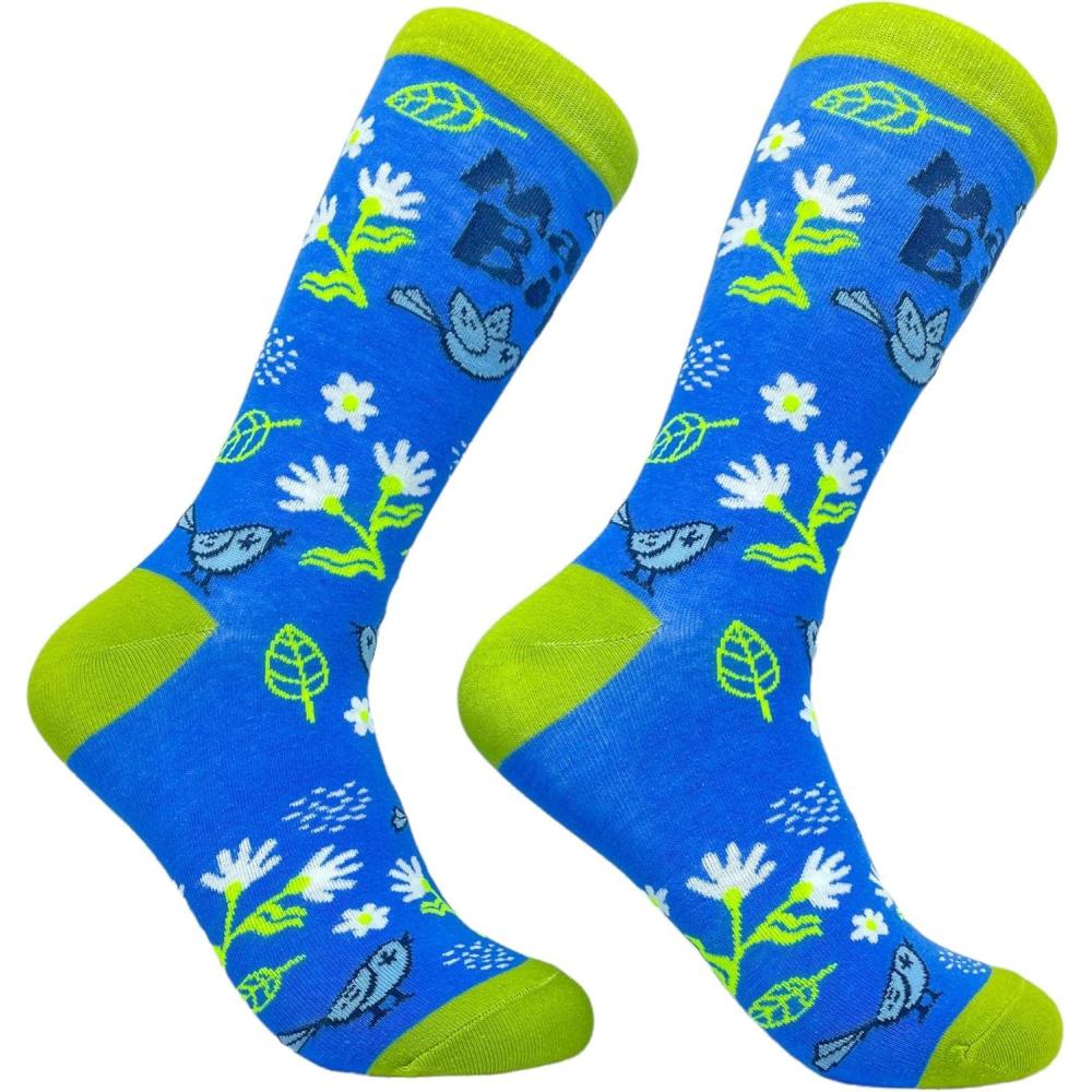 imageCrazy Dog TShirts Womens Animal Socks Cute Funny Socks with Fun Animals and Sarcastic SayingsMama Bird
