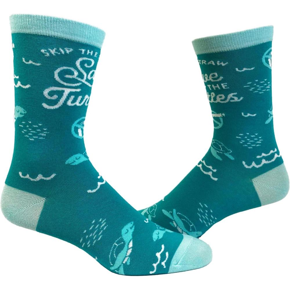 imageCrazy Dog TShirts Womens Animal Socks Cute Funny Socks with Fun Animals and Sarcastic SayingsSkip the Straw