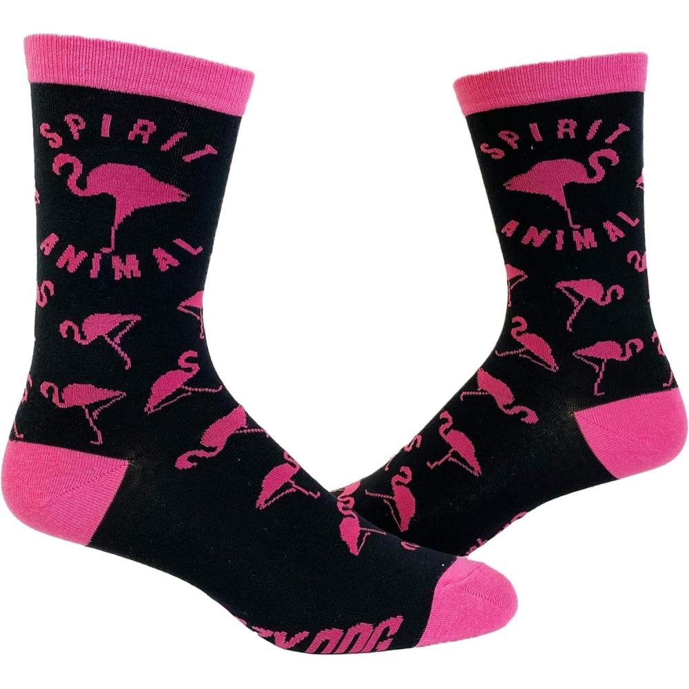 imageCrazy Dog TShirts Womens Animal Socks Cute Funny Socks with Fun Animals and Sarcastic SayingsSpirit Animal