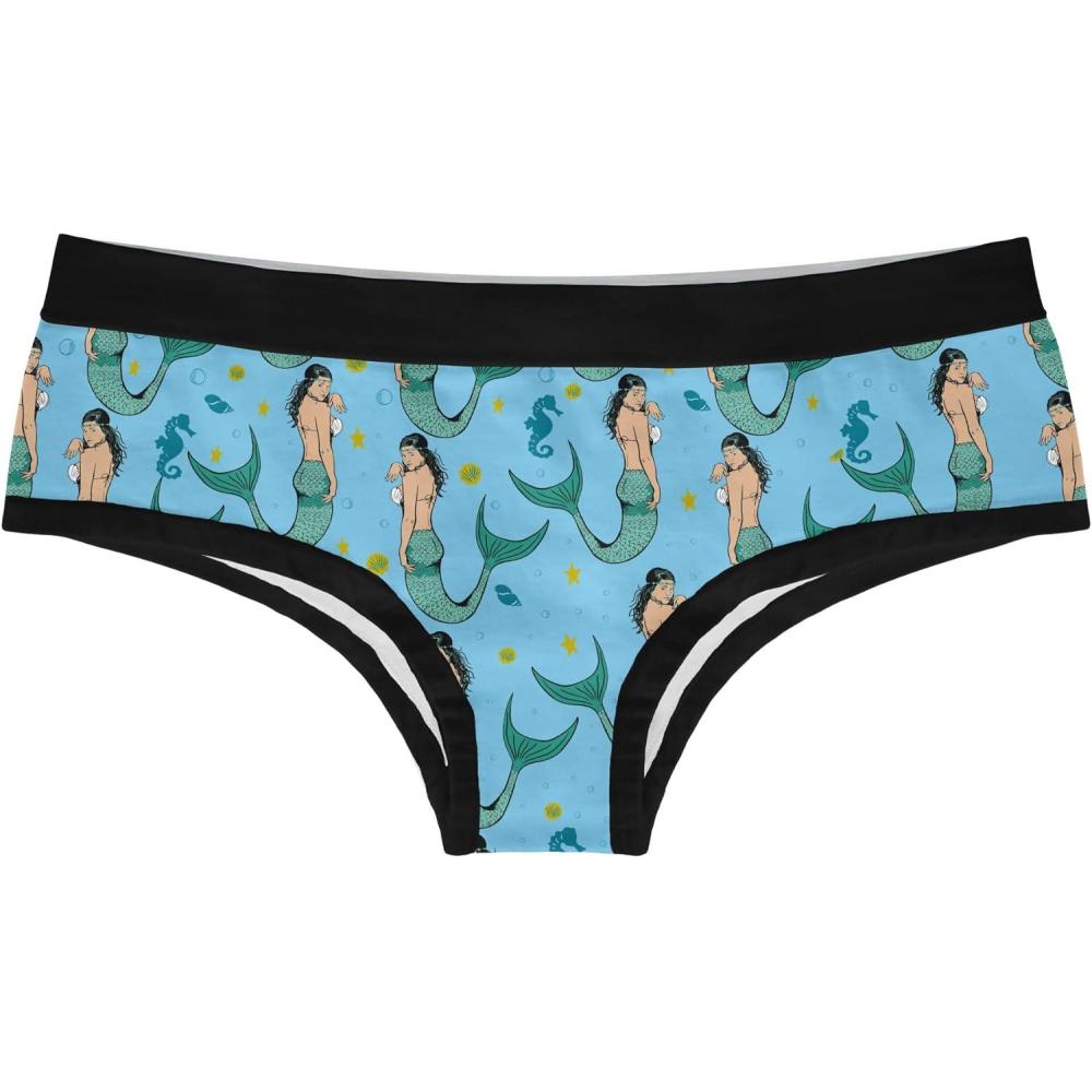 imageCrazy Dog TShirts Womens Secretly A Mermaid Bikini Brief Panties Funny Graphic Underwear LadiesMulti