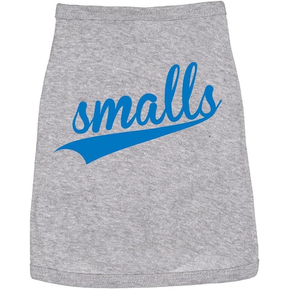 imageFunny Dog Shirt for Small Dogs Smalls Graphic Tee Soft Cotton Lightweight Pet Clothes Puppy Medium Large Breeds Apparel for Cute Everyday Wear Grey MXXLarge