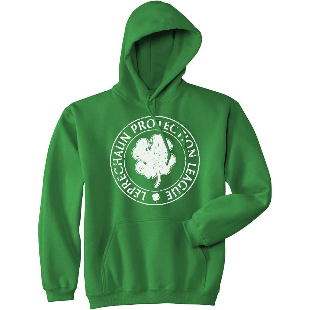 imageLeprechaun Protection League Hoodie Funny Saint Patricks Day Irish Shirt