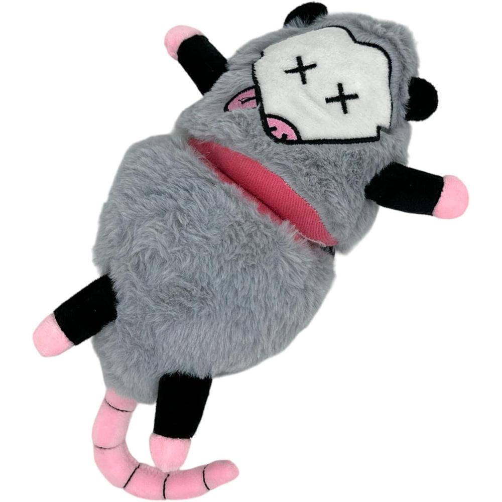 imageUFO and Aliens Dog Toy Funny Flying Saucer Stuffed Chew Toy with Hidden Treat Holes and Removable Aliens Rip and Reveal Interactive ChewOpossum