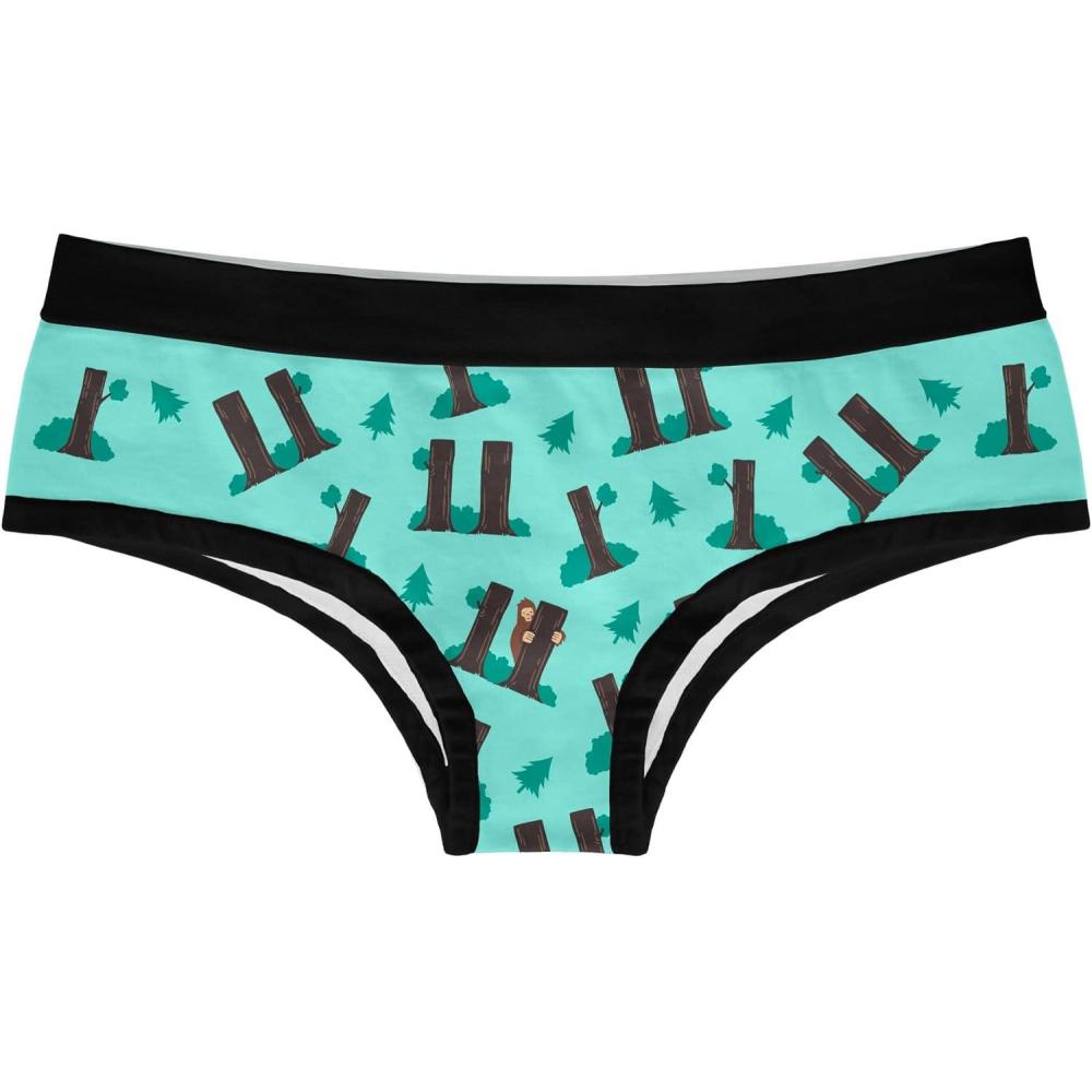 imageWomens Hide and Seek Champion Panties Funny Bikini Brief Cute BigFoot Graphic UnderwearMulti
