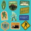 Bigfoot Sticker Extra Large Stickers for Adults Funny Adhesives with Memes Cool Sarcastic Multi 10 Pieces(10 Pieces)