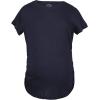 Comfortable Womens Maternity Shirts Blank Pregnancy Shirts Plain Fitted Tees(Navy)