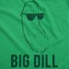 Crazy Dog T-Shirts Big Dill Baby Bodysuit Funny Big Deal Funny Cool Pickles Sunglasses Infant Jumper
