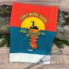 Crazy Dog T-Shirts Choose Your Weapon Funny Barbecue Cooking Utensils Tea Towel(Arm in a Cast)