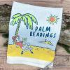 Crazy Dog T-Shirts Choose Your Weapon Funny Barbecue Cooking Utensils Tea Towel(Palm Readings)