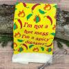 Crazy Dog T-Shirts Choose Your Weapon Funny Barbecue Cooking Utensils Tea Towel(Spicy Disaster)