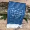 Crazy Dog T-Shirts Choose Your Weapon Funny Barbecue Cooking Utensils Tea Towel(Test the Jesus)