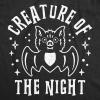 Crazy Dog T-Shirts Creature of The Night Baby Bodysuit Funny Cute Halloween Bat Graphic Jumper for Infants