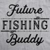 Crazy Dog T-Shirts Creeper Future Fishing Buddy Baby Bodysuit Funny Outdoor Sport Shirt
