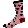Crazy Dog T-Shirts Cute Cat Socks for Women Fun Socks with Kitties and Sarcastic Humor(A-hole Cat)